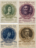 683849 HINGED VATICANO 1943 CUARTO CENTENARIO DE LA ACADEMIA VATICANA - Altri & Non Classificati