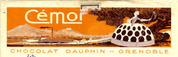 1924 ENTETE EN COULEURS CHOCOLAT DAUPHIN Grenoble Marque CEMOI DESSIN Par Andry-Farcy B.E.V.SCANS - 1900 – 1949