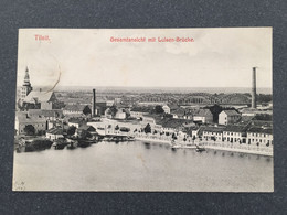 Tilsit Gesamtansicht Mit Luisen-Brucke 1908 - Ostpreussen