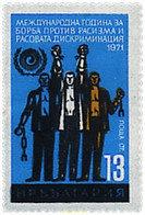 117772 MNH BULGARIA 1971 AÑO INTERNACIONAL DE LA LUCHA CONTRA EL RACISMO - Altri & Non Classificati