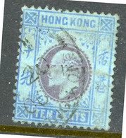 -Hong Kong-1903- "King Edward VII" (O) - Usados