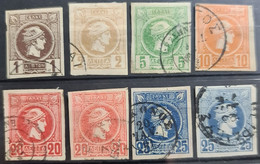 GREECE 1889/95 - Canceled - Sc# 90, 91, 92, 93a, 94, 94a, 95, 95a - Oblitérés