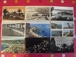 Lot De 9 Cartes Postales. Alpes Maritimes. 06. Nice Promenade Anglais Régates - Loten, Series, Verzamelingen