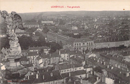 CPA France - Meurthe Et Moselle - Lunéville - Vue Générale - Sculpture - Panorama - E. Bastien Edit. - Août 1921 - Luneville