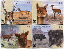 4836 MNH ARGENTINA 2002 WWF - Oblitérés