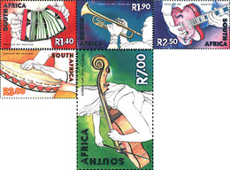 87504 MNH SUDAFRICA 2001 MUSICA - Usados