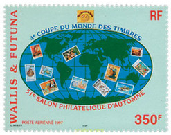 119220 MNH WALLIS Y FUTUNA 1997 4 COPA MUNDIAL DEL SELLO Y 51 SALON FILATELICO - Usati