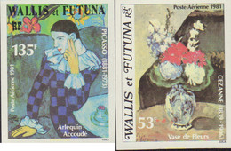 14092 MNH WALLIS Y FUTUNA 1981 75 ANIVERSARIO DE LA MUERTE DE PAUL CEZANNE Y CENTENARIO DEL NACIMIENTO DE PABLO PICASSO - Gebraucht