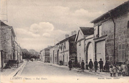 CPA France - Meuse - Laimont - Rue Haute - Martin Tabac Editeur - Ecrite Le 22 Octobre 1939 - Animée - Rue - Sonstige & Ohne Zuordnung