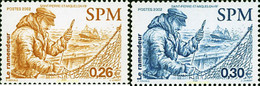 99789 MNH SAN PEDRO Y MIQUELON 2002 EL PESCADOR REMENDON - Usati