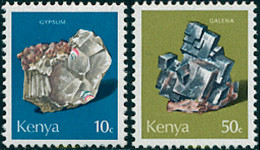 336793 MNH KENIA 1977 MINERALES - Fossiles