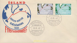 433884 MNH ISLANDIA 1962 INAUGURACION DE LA LINEA TELEFONICA TRANSLANTICA - Colecciones & Series