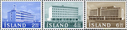 652421 HINGED ISLANDIA 1962 EDIFICIOS ADMINISTRATIVOS - Collections, Lots & Séries