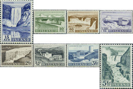 101120 MNH ISLANDIA 1956 CATARATAS Y CENTRALES HIDROELECTRICAS - Colecciones & Series