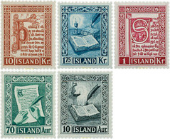 101116 MNH ISLANDIA 1953 MANUSCRITO - Colecciones & Series