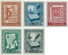 652109 HINGED ISLANDIA 1953 MANUSCRITO - Colecciones & Series