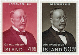 101202 MNH ISLANDIA 1968 50 ANIVERSARIO DE LA INDEPENDENCIA - Collections, Lots & Séries
