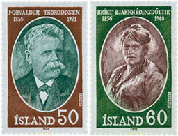 101289 MNH ISLANDIA 1978 PERSONALIDADES ISLANDESAS - Colecciones & Series