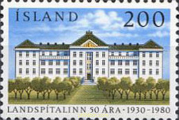 101313 MNH ISLANDIA 1980 50 ANIVERSARIO DE LA FUNDACIÓN DEL HOSPITAL NACIONAL - Collections, Lots & Series