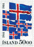 101359 MNH ISLANDIA 1984 BANDERAS - Collections, Lots & Séries