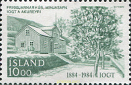 101361 MNH ISLANDIA 1984 CENTENARIO DE LA FUNDACION DE LA ORDEN DE "GOOD TEMPLARS" - Collections, Lots & Series