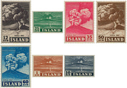 652106 HINGED ISLANDIA 1948 VOLCANES - Collections, Lots & Séries