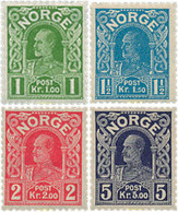 101806 MNH NORUEGA 1911 REYES - Storia Postale