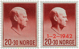 101891 MNH NORUEGA 1942 ESCULTURA DE VIDKUN QUISLING - Covers & Documents