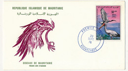 MAURITANIE => 3 FDC - Oiseaux De Mauritanie - Premier Jour - Nouakchott  - 20 Sept 1976 - Mauritanië (1960-...)