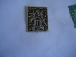 ANJOUAN   FRANCE  COLONIES MLN  STAMPS 10C - Altri & Non Classificati