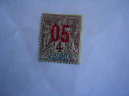 ANJOUAN   FRANCE  COLONIES MLN  STAMPS OVERPRINT - Altri & Non Classificati