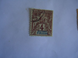 ANJOUAN   FRANCE  COLONIES USED STAMPS - Altri & Non Classificati