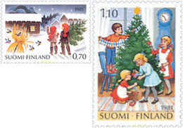 103076 MNH FINLANDIA 1981 NAVIDAD - Horlogerie