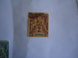 GUIANA   FRANCE  COLONIES USED  STAMPS  2C - Autres & Non Classés