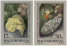 104196 MNH HUNGRIA 1993 VESTIGIOS PREHISTORICOS - Fossiles