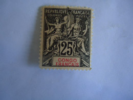 CONGO   FRANCE  COLONIES MLN  STAMPS 25C - Otros & Sin Clasificación