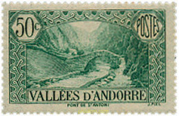 625993 MNH ANDORRA. Admón Francesa 1937 PAISAJES - Collections