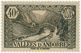 625995 MNH ANDORRA. Admón Francesa 1937 PAISAJES - Collections