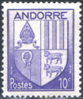 250036 MNH ANDORRA. Admón Francesa 1944 ESCUDOS - Collections