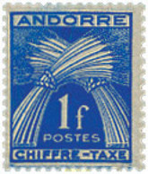 626030 MNH ANDORRA. Admón Francesa 1943 ESPIGAS - Sammlungen