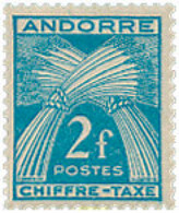 626031 MNH ANDORRA. Admón Francesa 1943 ESPIGAS - Collections