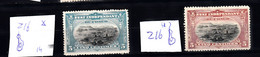 Congo Belge  Ocb Nr:  14 - V  * MH + 15 - V (*) (zie Scan)  Pos 16 Var - Unused Stamps