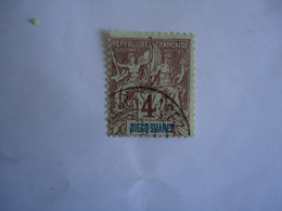 DIEGO-SUAEZ  FRANCE  COLONIES USED  STAMPS  1FR  WITH POSTMARK - Otros & Sin Clasificación