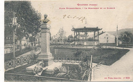 CPA-3697-88-Granges-Place Etienne Seitz Avec Monument Et Kiosque -Envoi Gratuit - Granges Sur Vologne