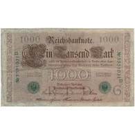 Billet, Allemagne, 1000 Mark, 1910, 1910-04-21, KM:45b, TB - 1.000 Mark