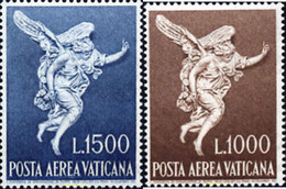 116013 MNH VATICANO 1962 ARCANGEL GABRIEL - Used Stamps