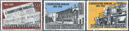 115985 MNH VATICANO 1961 CENTENARIO DE "L'OSSERVATORE ROMANO" - Used Stamps