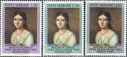 116039 MNH VATICANO 1962 CENTENARIO DE LA MUERTE DE PAULINE MARIE JARICOT - Used Stamps
