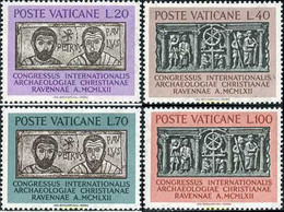 116042 MNH VATICANO 1962 CONGRESO INTERNACIONAL DE ARQUEOLOGIA CRISTIANA - Used Stamps