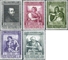 116125 MNH VATICANO 1964 4 CENTENARIO DE LA MUERTE DE MIGUEL ANGEL - Used Stamps